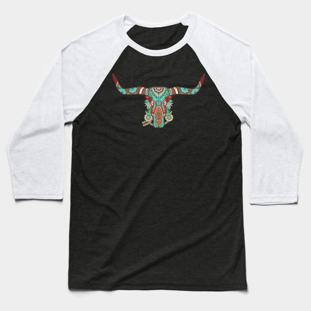 Longhorn Festival Baseball T-Shirt by Dheograft